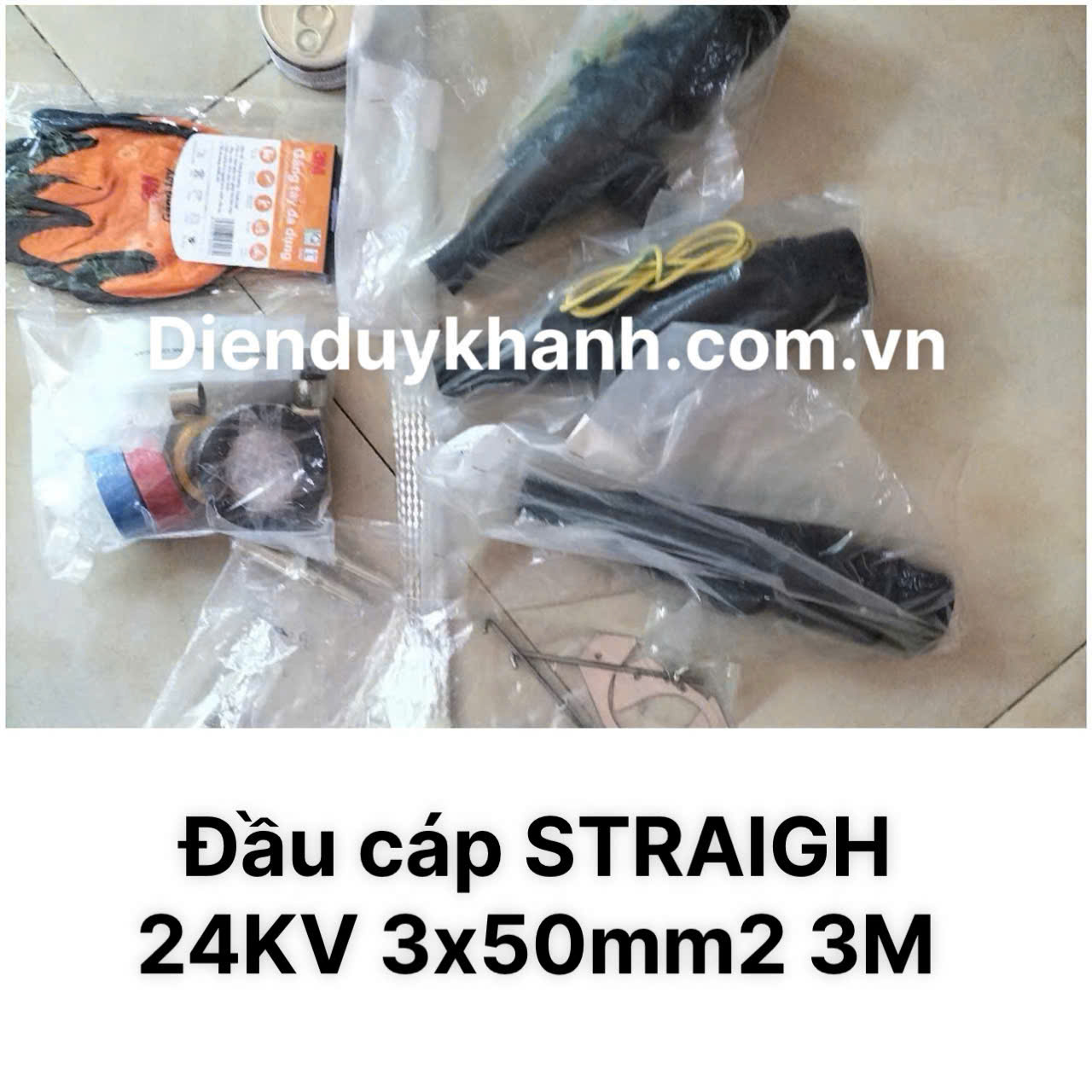 ĐẦU CÁP STRAIGH 24kV 3x1Cx50 (3x50mm2) 3M CHÍNH HÃNG GIÁ RẺ